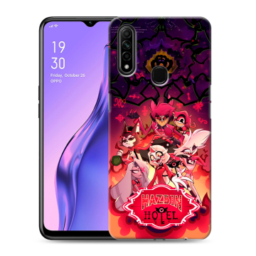Силиконовый противоударный чехол на OPPO A31 с принтом Hazbin Hotel Отель Хазбин Силиконовый противоударный чехол на OPPO A31 с принтом Hazbin Hotel Отель Хазбин