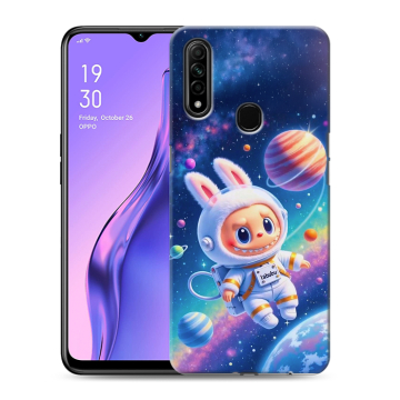 Силиконовый противоударный чехол на OPPO A31 с принтом Labubu Лабубу Силиконовый противоударный чехол на OPPO A31 с принтом Labubu Лабубу