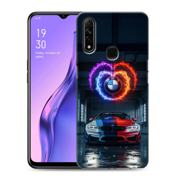 Силиконовый противоударный чехол на OPPO A31 с принтом BMW БМВ Силиконовый противоударный чехол на OPPO A31 с принтом BMW БМВ