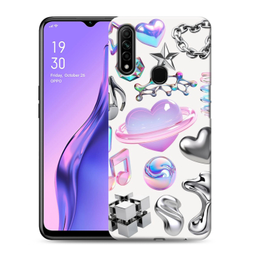Силиконовый противоударный чехол на OPPO A31 с принтом Y2K Силиконовый противоударный чехол на OPPO A31 с принтом Y2K
