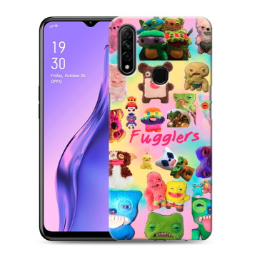 Силиконовый противоударный чехол на OPPO A31 с принтом Флагер Fuggler