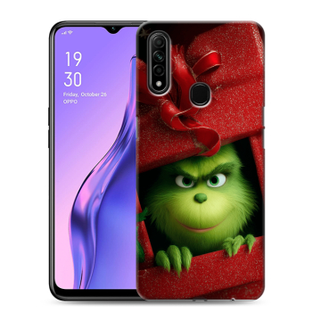 Силиконовый противоударный чехол на OPPO A31 с принтом Новый год Силиконовый противоударный чехол на OPPO A31 с принтом Новый год