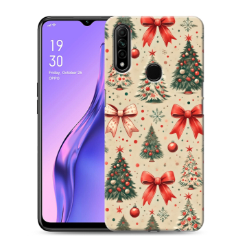 Силиконовый противоударный чехол на OPPO A31 с принтом Новый год Силиконовый противоударный чехол на OPPO A31 с принтом Новый год