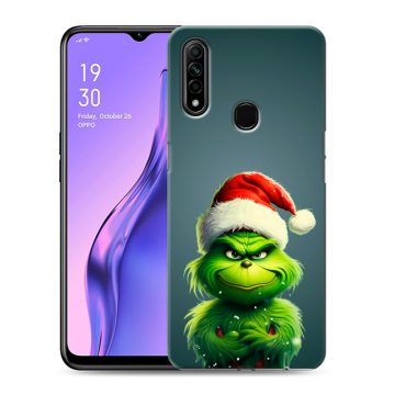 Силиконовый противоударный чехол на OPPO A31 с принтом Новый год Силиконовый противоударный чехол на OPPO A31 с принтом Новый год