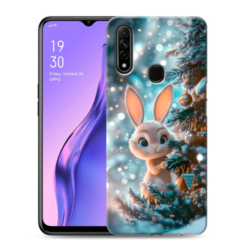 Силиконовый противоударный чехол на OPPO A31 с принтом Новый год Силиконовый противоударный чехол на OPPO A31 с принтом Новый год
