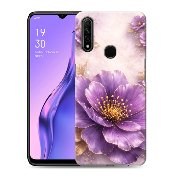 Силиконовый противоударный чехол на OPPO A31 с принтом женский Силиконовый противоударный чехол на OPPO A31 с принтом женский
