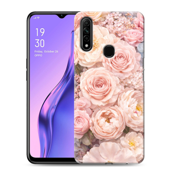 Силиконовый противоударный чехол на OPPO A31 с принтом женский Силиконовый противоударный чехол на OPPO A31 с принтом женский
