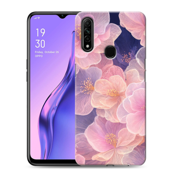 Силиконовый противоударный чехол на OPPO A31 с принтом женский Силиконовый противоударный чехол на OPPO A31 с принтом женский