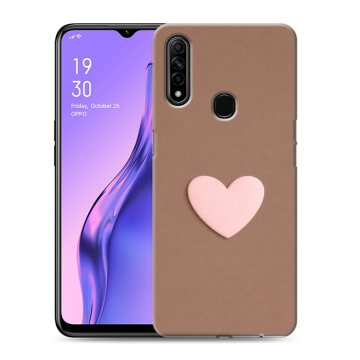 Силиконовый противоударный чехол на OPPO A31 с принтом женский