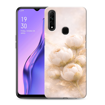 Силиконовый противоударный чехол на OPPO A31 с принтом женский Силиконовый противоударный чехол на OPPO A31 с принтом женский