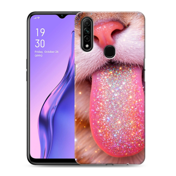 Силиконовый противоударный чехол на OPPO A31 с принтом для девочек Силиконовый противоударный чехол на OPPO A31 с принтом для девочек