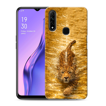 Силиконовый противоударный чехол на OPPO A31 с принтом женский Силиконовый противоударный чехол на OPPO A31 с принтом женский