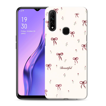 Силиконовый противоударный чехол на OPPO A31 с принтом для девочек