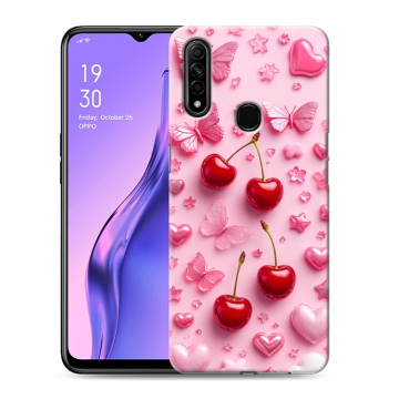 Силиконовый противоударный чехол на OPPO A31 с принтом для девочек Силиконовый противоударный чехол на OPPO A31 с принтом для девочек