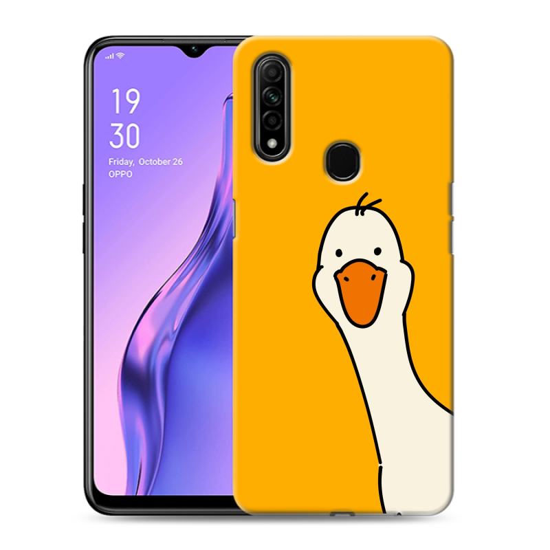 Пластиковый чехол на OPPO A31 с принтом Утка Пластиковый чехол на OPPO A31 с принтом Утка