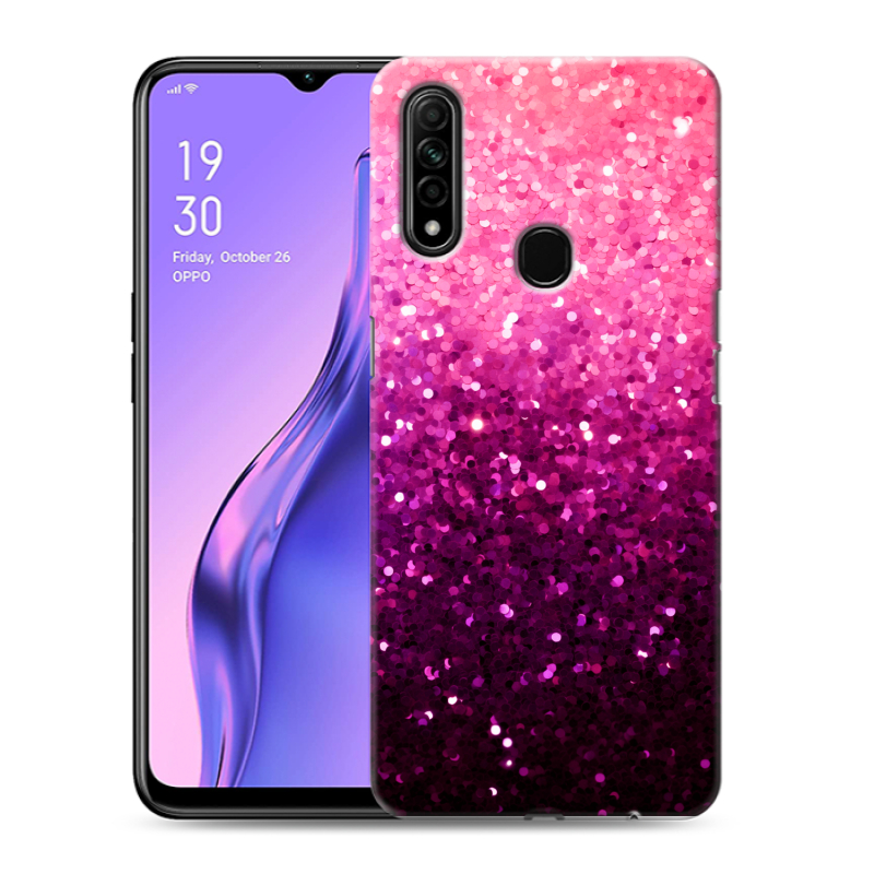 Пластиковый чехол на OPPO A31 с принтом Блестки Пластиковый чехол на OPPO A31 с принтом Блестки