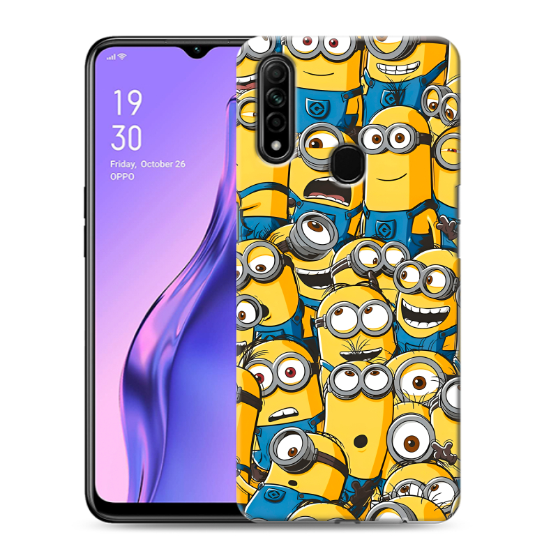 Пластиковый чехол на OPPO A31 с принтом Миньоны Пластиковый чехол на OPPO A31 с принтом Миньоны