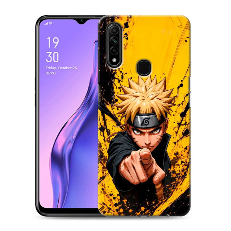Пластиковый чехол на OPPO A31 с принтом Naruto Наруто Пластиковый чехол на OPPO A31 с принтом Naruto Наруто