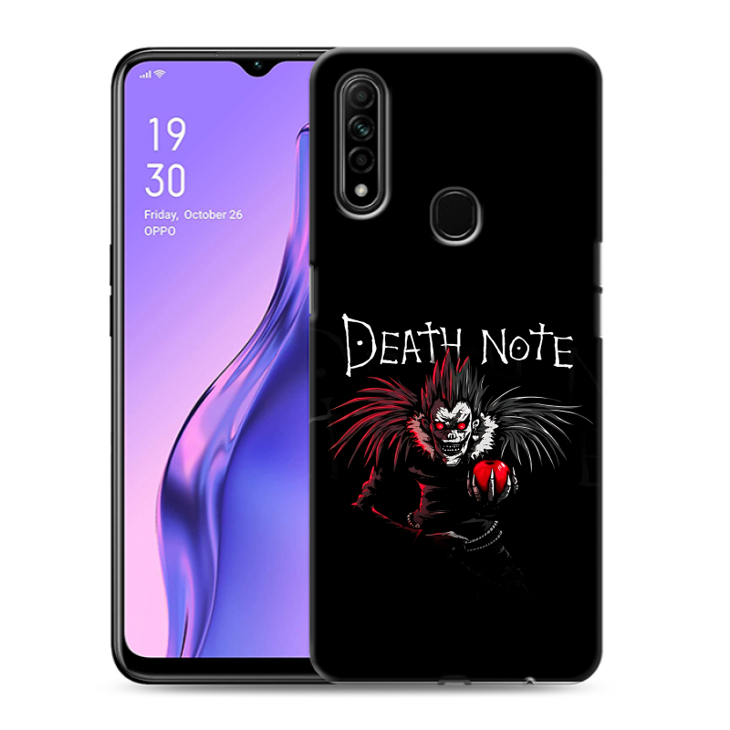 Пластиковый чехол на OPPO A31 с принтом Death note Тетрадь смерти Пластиковый чехол на OPPO A31 с принтом Death note Тетрадь смерти