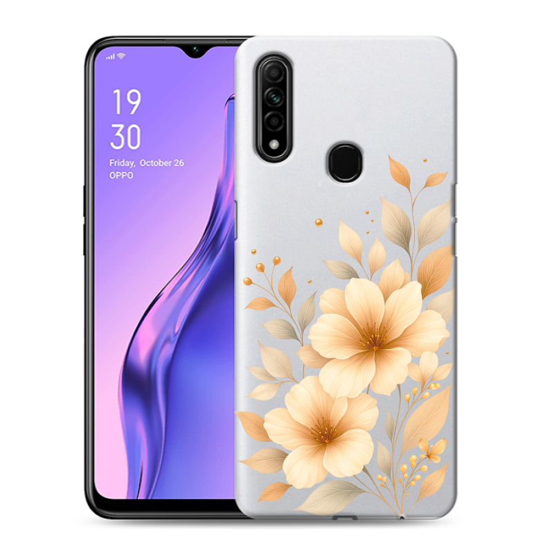 Пластиковый чехол на OPPO A31 с принтом для девушки Пластиковый чехол на OPPO A31 с принтом для девушки
