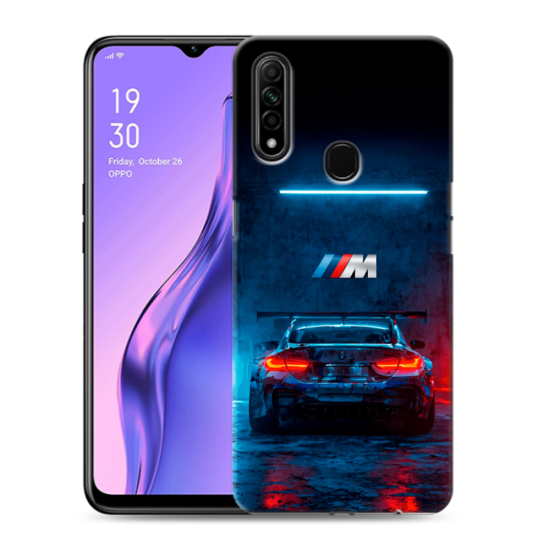 Пластиковый чехол на OPPO A31 с принтом BMW БМВ Пластиковый чехол на OPPO A31 с принтом BMW БМВ