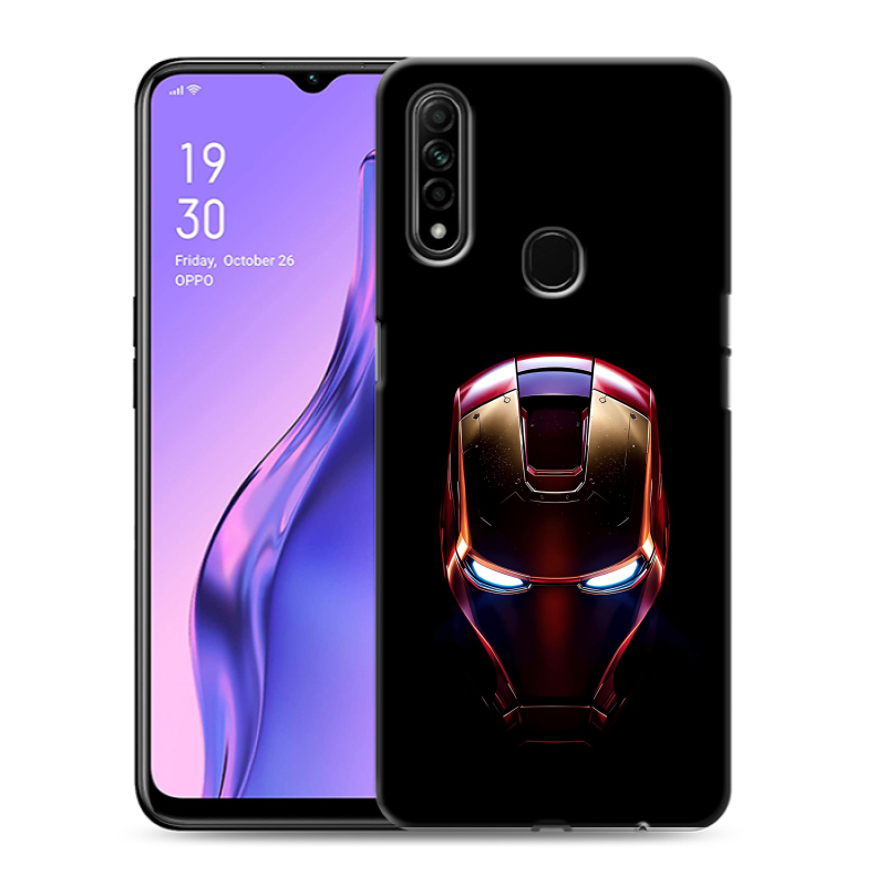 Пластиковый чехол на OPPO A31 с принтом IronMan Железный человек Пластиковый чехол на OPPO A31 с принтом IronMan Железный человек