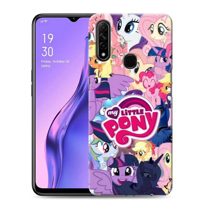 Пластиковый чехол на OPPO A31 с принтом My little pony Дружба чудо Пластиковый чехол на OPPO A31 с принтом My little pony Дружба чудо