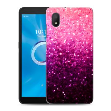 Силиконовый чехол на Alcatel 1B (2020) с принтом Блестки Силиконовый чехол на Alcatel 1B (2020) с принтом Блестки