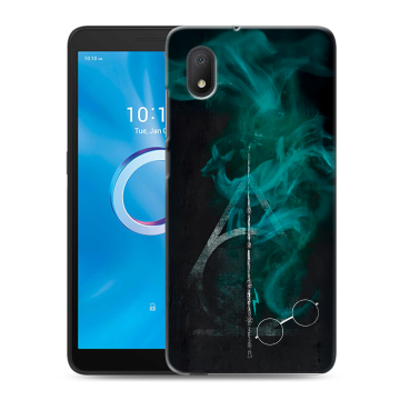 Силиконовый чехол на Alcatel 1B (2020) с принтом Гарри Поттер Harry Potter