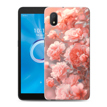 Силиконовый чехол на Alcatel 1B (2020) с принтом Розы цветы