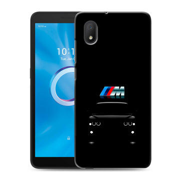 Силиконовый чехол на Alcatel 1B (2020) с принтом БМВ BMW Силиконовый чехол на Alcatel 1B (2020) с принтом БМВ BMW