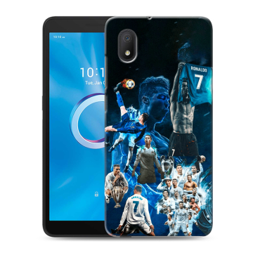 Силиконовый чехол на Alcatel 1B (2020) с принтом Реал Роналдо Силиконовый чехол на Alcatel 1B (2020) с принтом Реал Роналдо