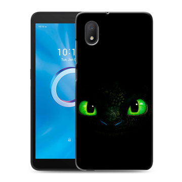 Силиконовый чехол на Alcatel 1B (2020) с принтом Как приручить дракона