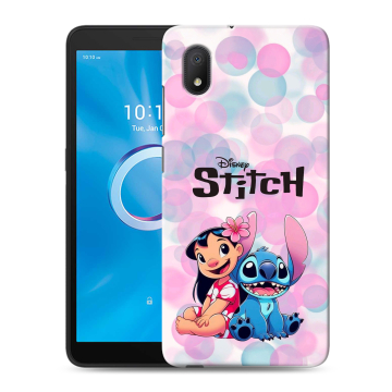 Силиконовый чехол на Alcatel 1B (2020) с принтом Лило и Стич
