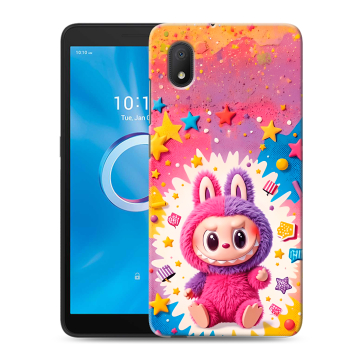 Силиконовый чехол на Alcatel 1B (2020) с принтом Labubu Лабубу