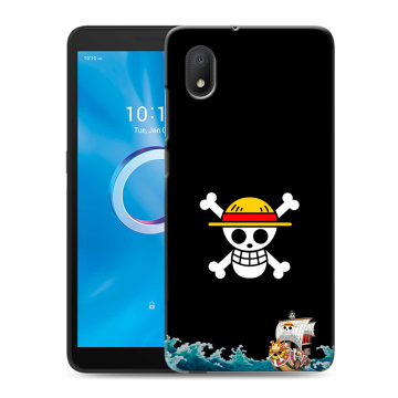 Силиконовый чехол на Alcatel 1B (2020) с принтом One Piece Ван Пис