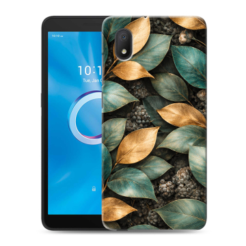 Силиконовый чехол на Alcatel 1B (2020) с принтом женский