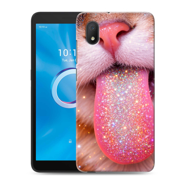 Силиконовый чехол на Alcatel 1B (2020) с принтом для девочек
