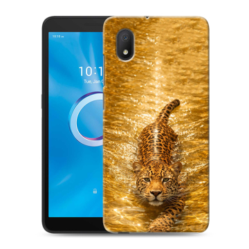 Силиконовый чехол на Alcatel 1B (2020) с принтом женский