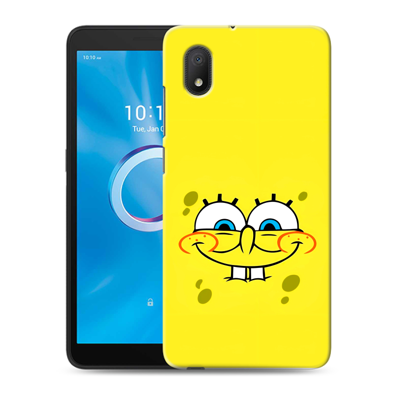 Силиконовый чехол на Alcatel 1B (2020) с принтом спанчбоб спанч боб Силиконовый чехол на Alcatel 1B (2020) с принтом спанчбоб спанч боб