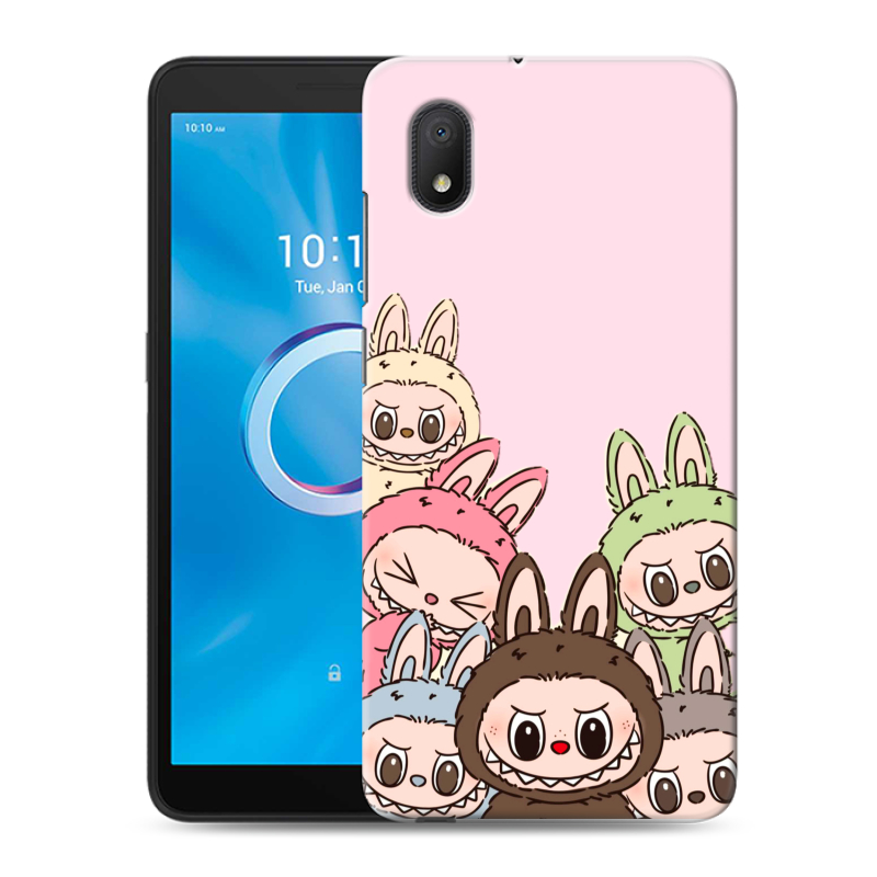 Силиконовый чехол на Alcatel 1B (2020) с принтом Лабубу Силиконовый чехол на Alcatel 1B (2020) с принтом Лабубу