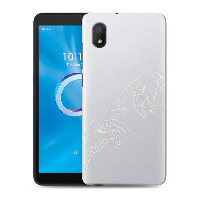 Силиконовый чехол на Alcatel 1B (2020) с принтом Сотворение мира Силиконовый чехол на Alcatel 1B (2020) с принтом Сотворение мира