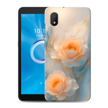 Силиконовый чехол на Alcatel 1A (2020) с принтом Женский