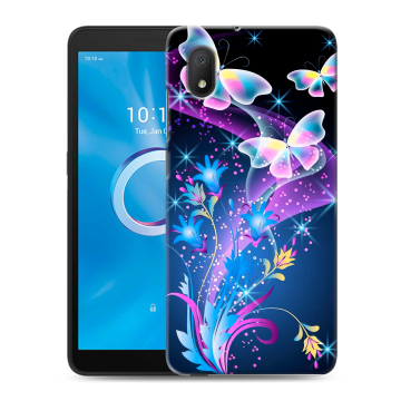 Силиконовый чехол на Alcatel 1A (2020) с принтом Бабочки
