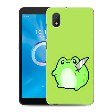 Силиконовый чехол на Alcatel 1A (2020) с принтом Лягушенок