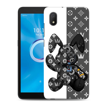 Силиконовый чехол на Alcatel 1A (2020) с принтом Луи робот