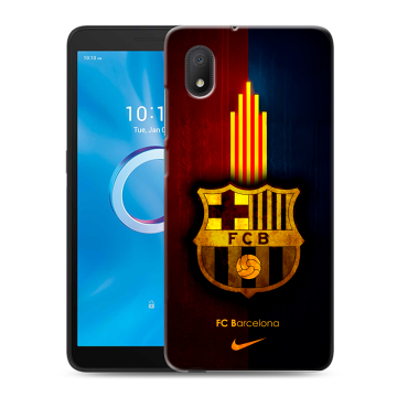 Силиконовый чехол на Alcatel 1A (2020) с принтом Барселона Barcelona Силиконовый чехол на Alcatel 1A (2020) с принтом Барселона Barcelona