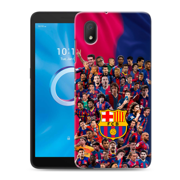 Силиконовый чехол на Alcatel 1A (2020) с принтом Барселона Barcelona Силиконовый чехол на Alcatel 1A (2020) с принтом Барселона Barcelona