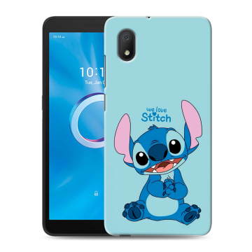 Силиконовый чехол на Alcatel 1A (2020) с принтом Лило и Стич Силиконовый чехол на Alcatel 1A (2020) с принтом Лило и Стич