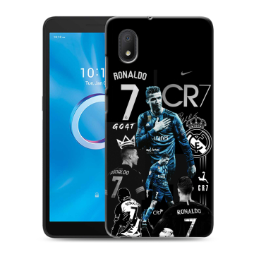 Силиконовый чехол на Alcatel 1A (2020) с принтом Реал Роналдо Силиконовый чехол на Alcatel 1A (2020) с принтом Реал Роналдо